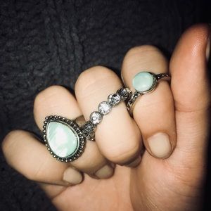 3 Piece Bohemian Ring Set